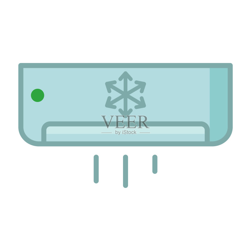 空调图标设计矢量图标素材