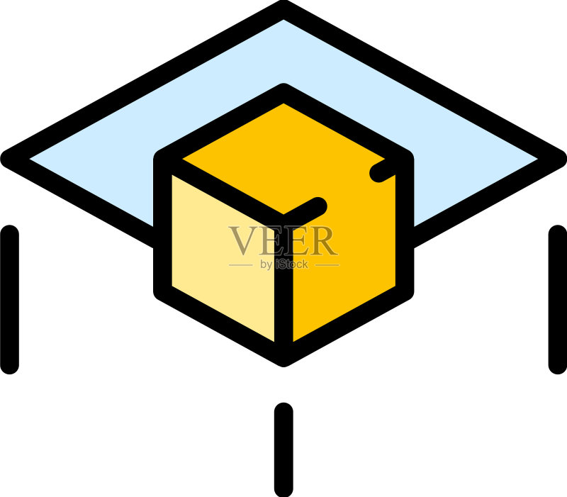 VR娱乐扁平图标图标素材