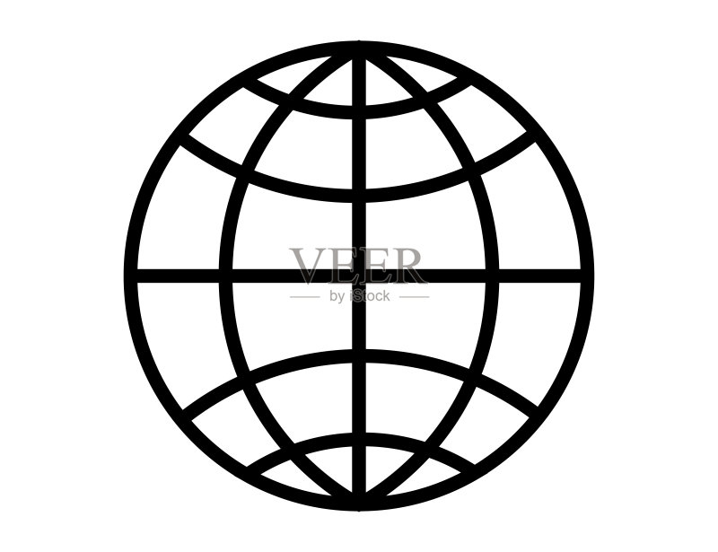 地球抽象图标图标素材