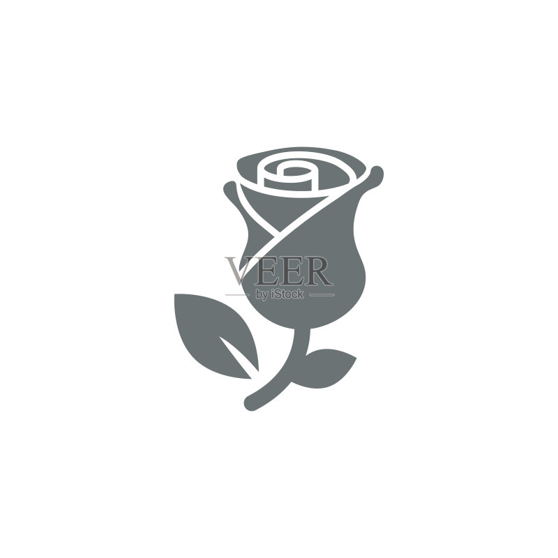玫瑰花图标图标素材