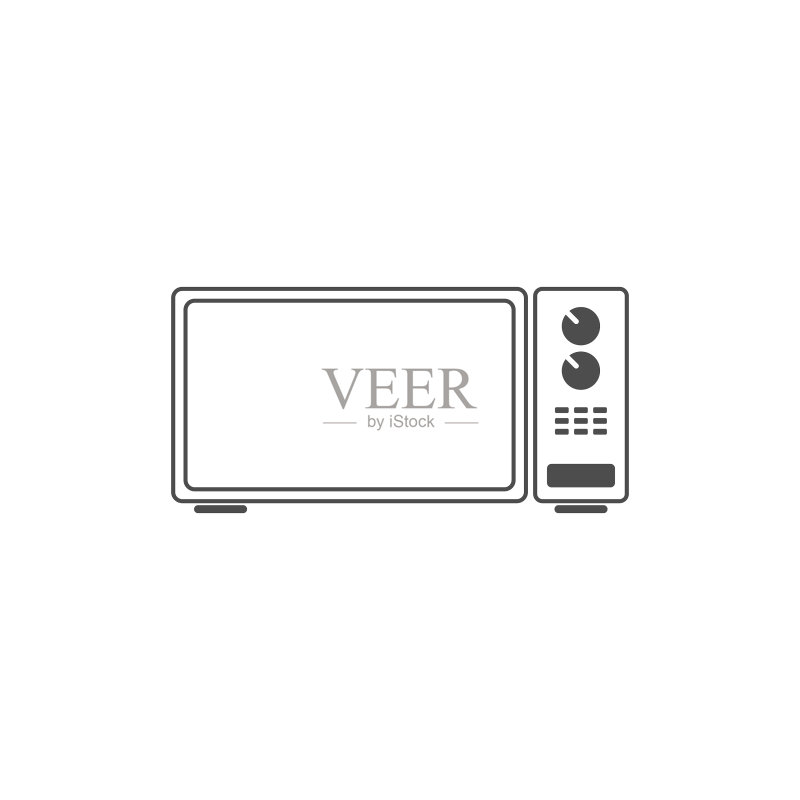 微波炉图标Logo设计模板图标素材