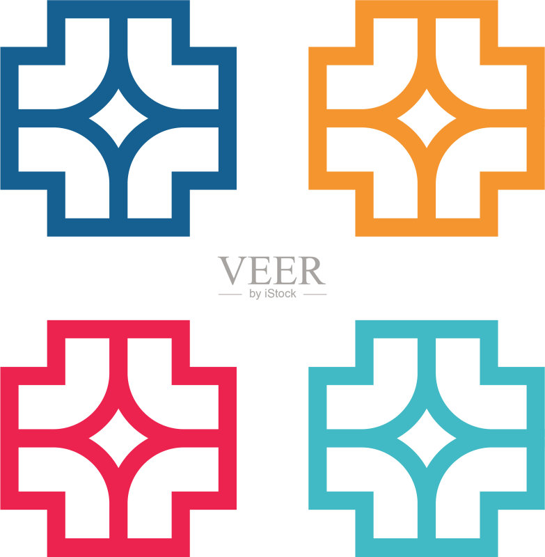 十字架logo设计模板图标素材