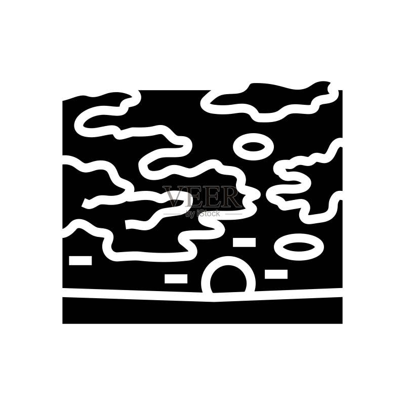 天空日落阳光夏天光线字形图标矢量插画图标素材