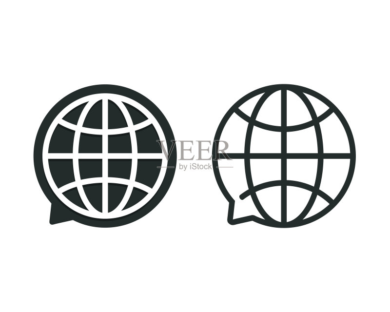 聊天网络图标矢量素材图标素材