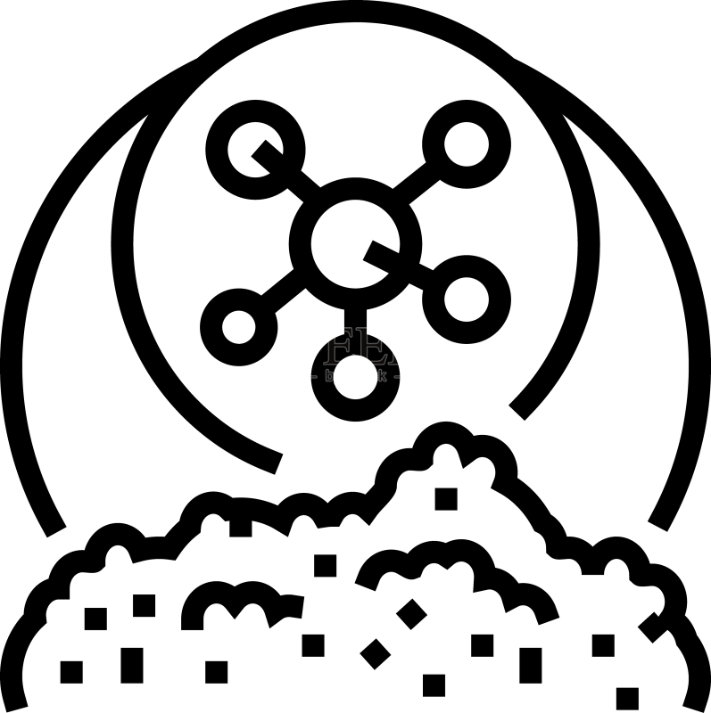 基础无机物化工业线性图标图标素材