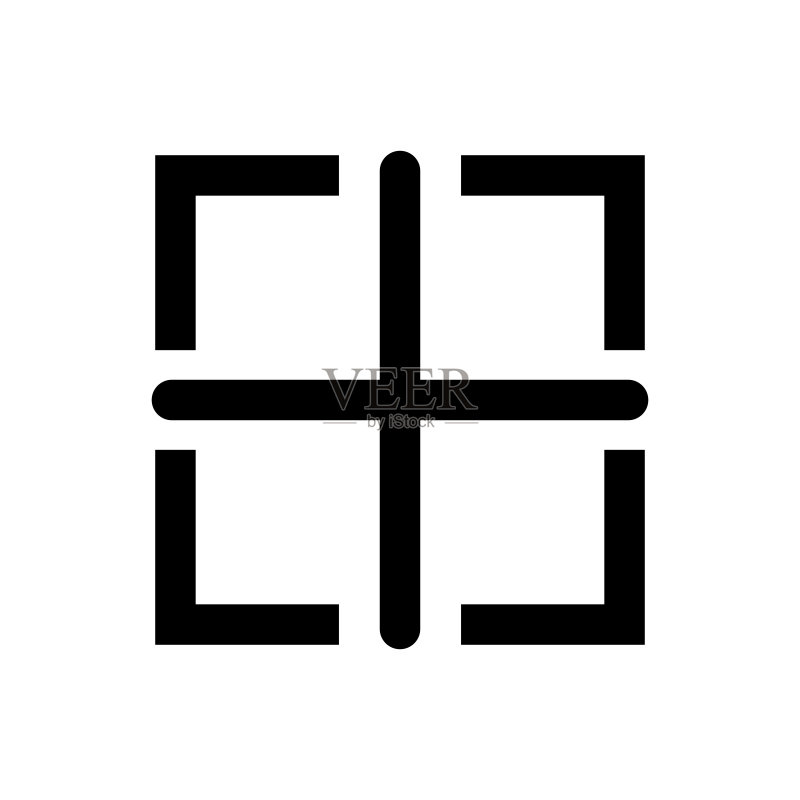 数字扫描图标矢量图图标素材