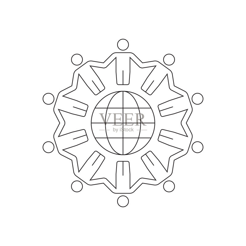 分享图标,两位商人交谈图标图标素材