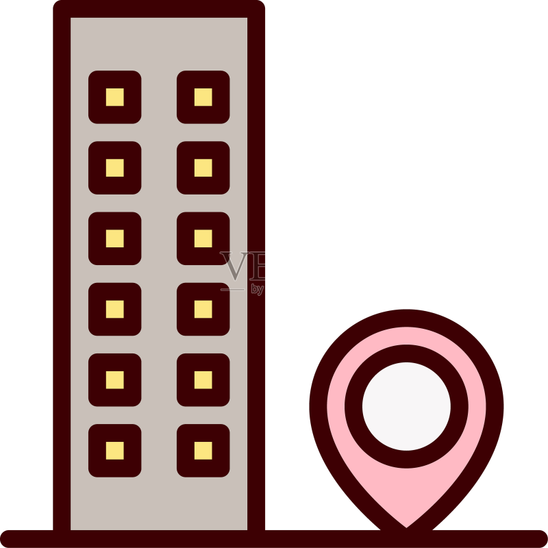 地址图标定位图标图标素材