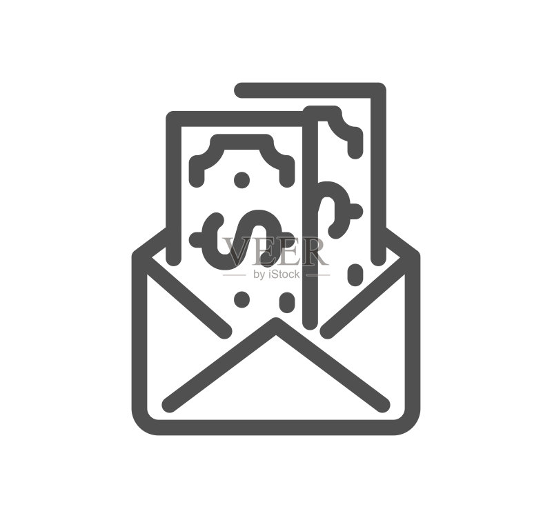 付款图标和钱图标素材