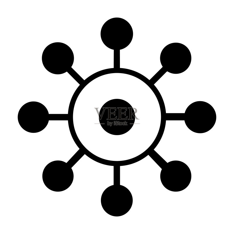 网络架构网络图网络拓扑结构图标图标素材