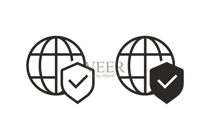 网络盾牌图标图标素材