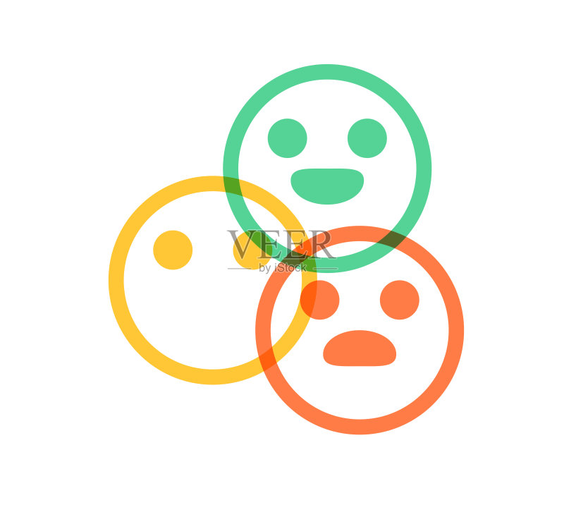 可爱的表情符号图标素材