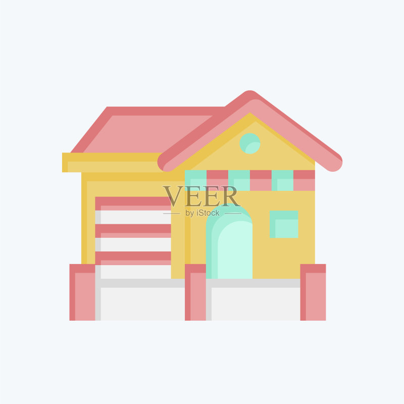 与住宿符号相关的小屋图标图标素材