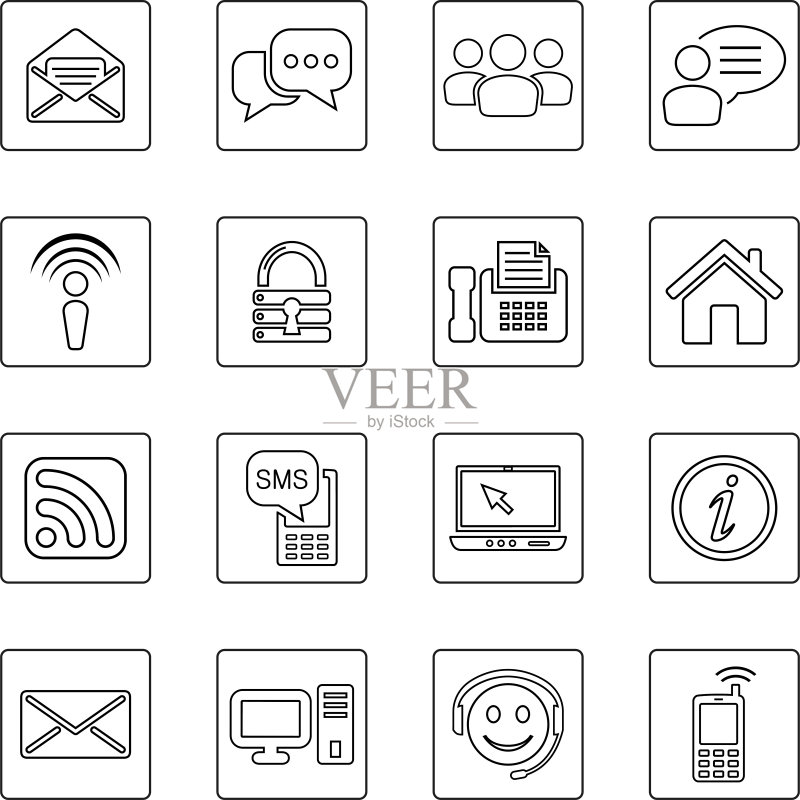 Web和通信图标图标素材