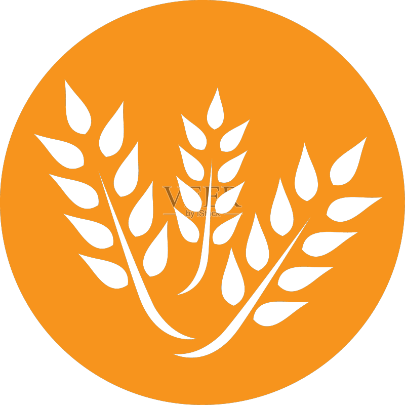 小麦图标设计图标素材