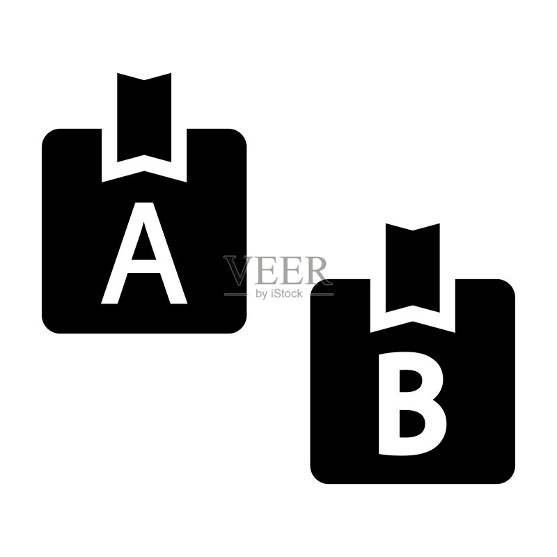 AB、不干胶纸、便签图标图标素材