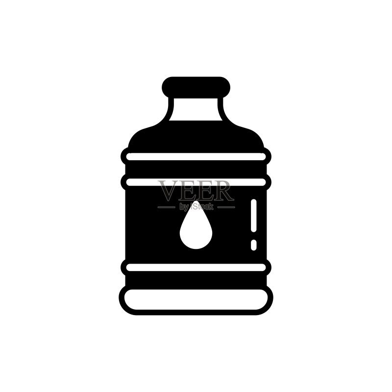矢量水瓶图标标志图标素材