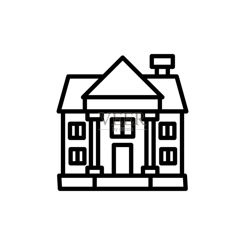 矢量豪宅图标图标素材
