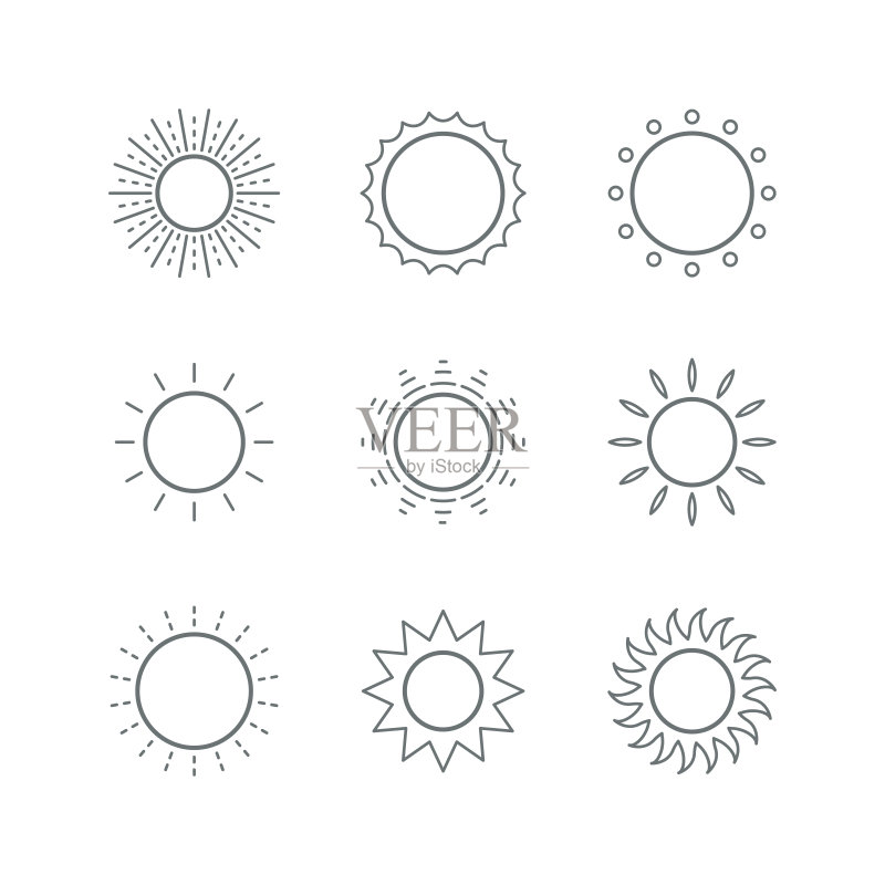 太阳图标图标素材