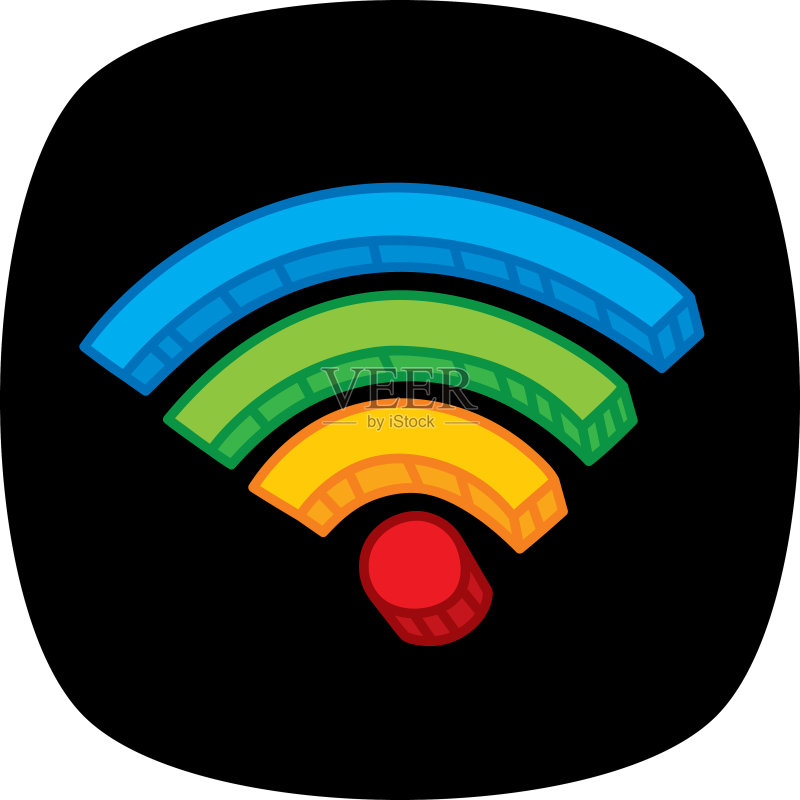 Wifi涂鸦1图标素材