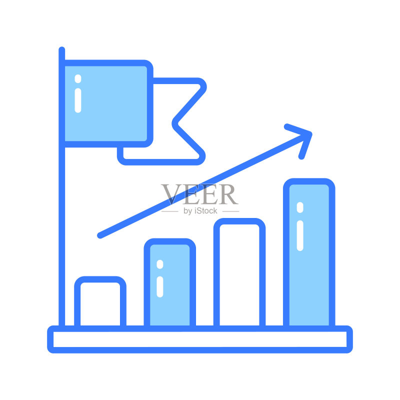 增长图表业务分析图标设计矢量素材图标素材