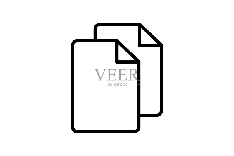 重复图标,适用于网站设计、应用、用户界面,线性图标风格,简单的可编辑矢量设计图标素材