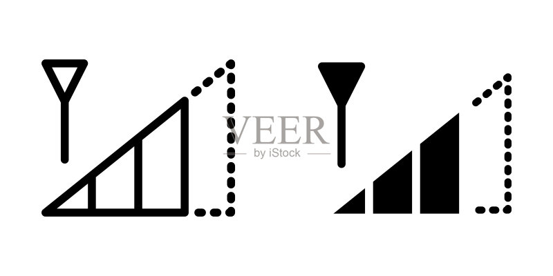 信号栏图标矢量图图标素材