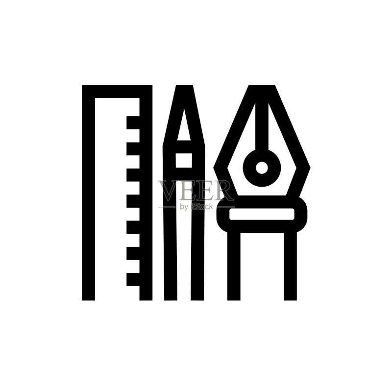 工具线性图标设计图标素材