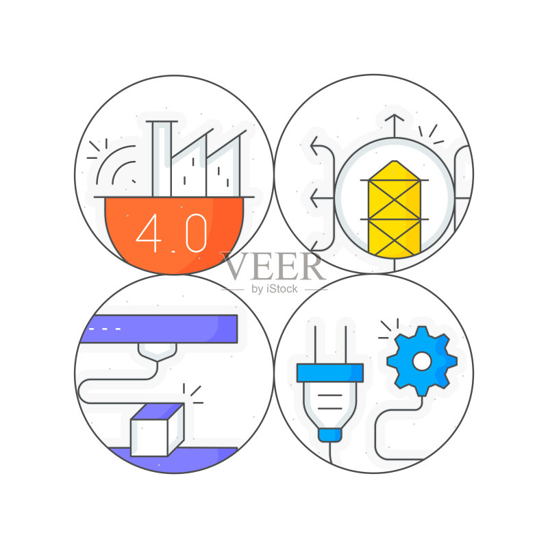数字化图标图标素材