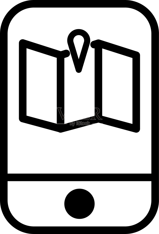 地图应用图标logo图标素材