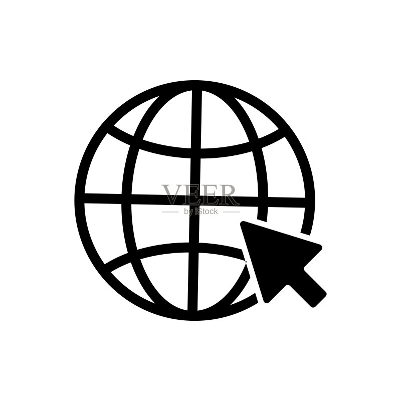 网站,互联网,访问网页图标矢量图标素材