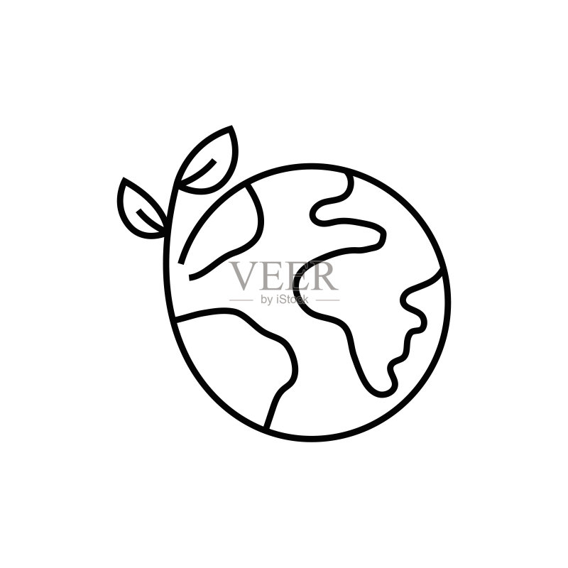 环境生态线性图标图标素材