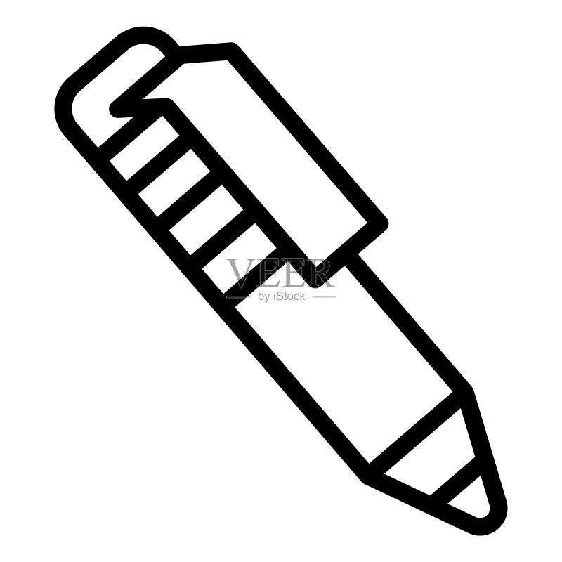马克笔线条图标图标素材