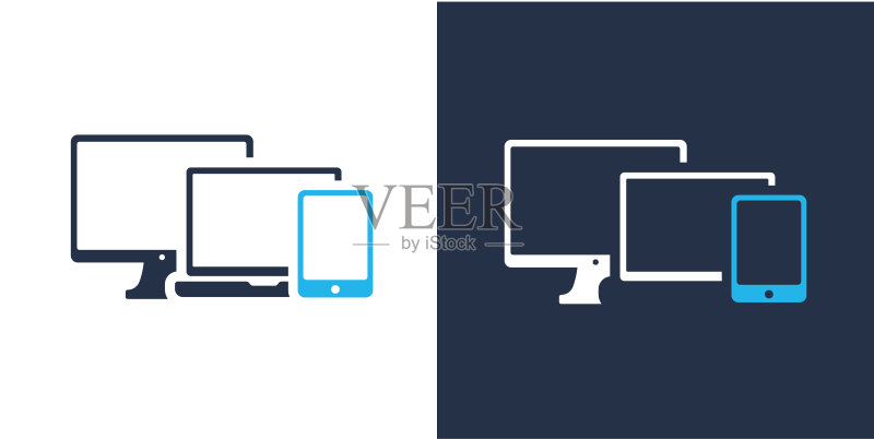 设备图标。矢量实体图标。用于网站设计、徽标、应用程序、模版、用户界面等图标素材