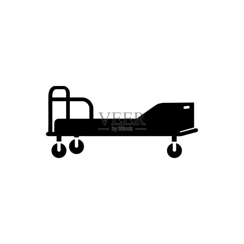 医院病床图标图标素材