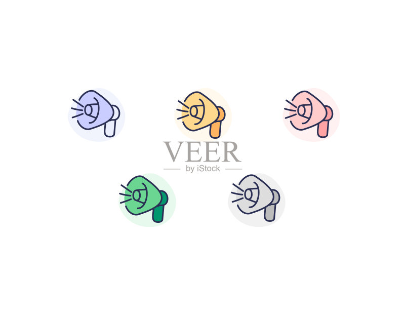 手绘喇叭图标涂鸦,喇叭图标涂鸦,矢量喇叭图标图标素材