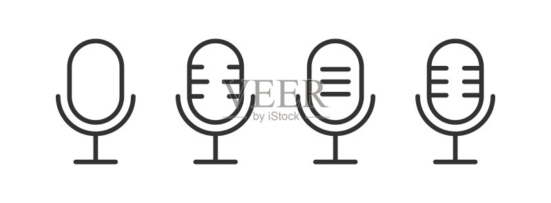 麦克风图标矢量素材图标素材