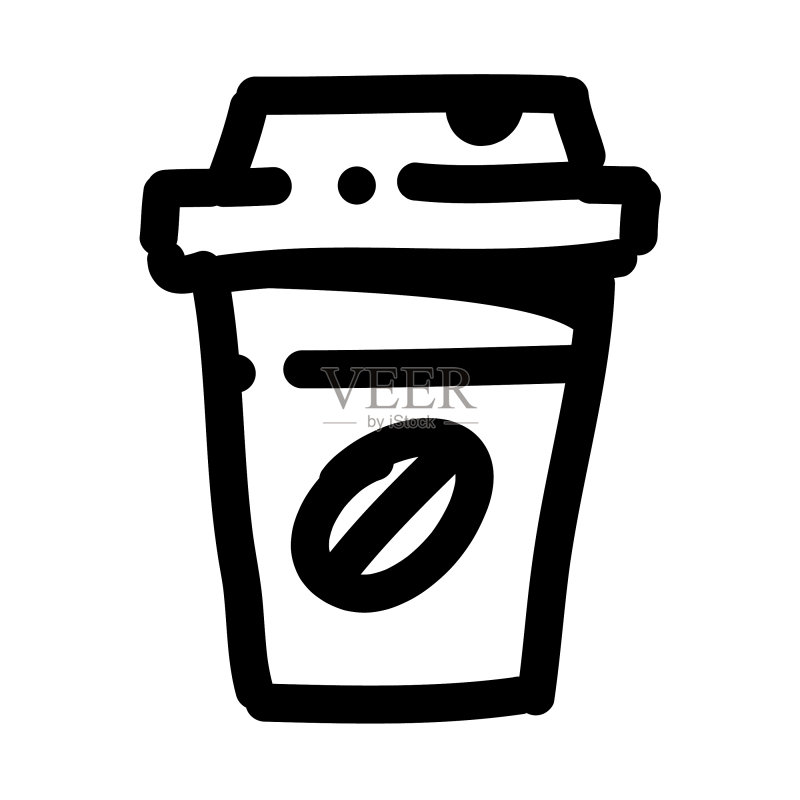 一次性咖啡杯图标图标素材