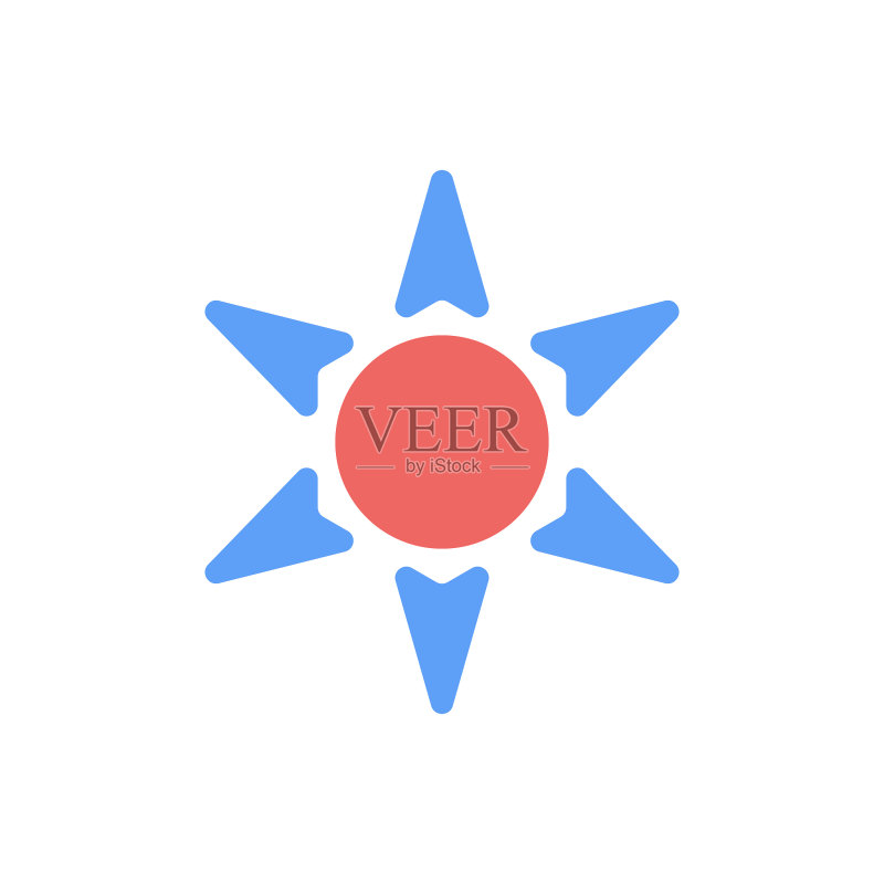 星星形状设计图标图标素材