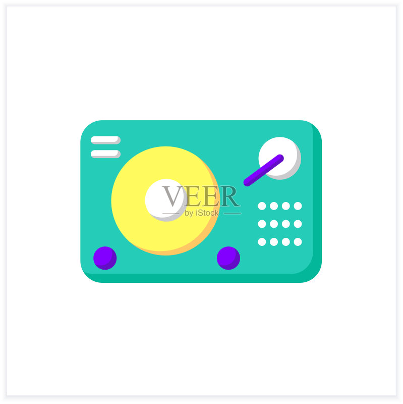 搓盘技巧扁平图标图标素材