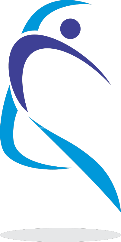 抽象人物运动logo图标图标素材