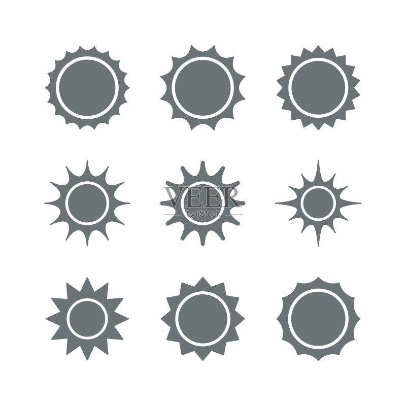 太阳图标图标素材