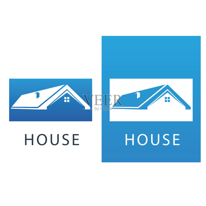 房屋logo和标志图案图标素材