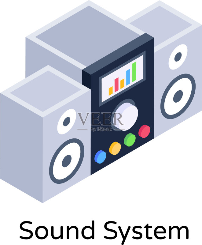 音响系统图标素材
