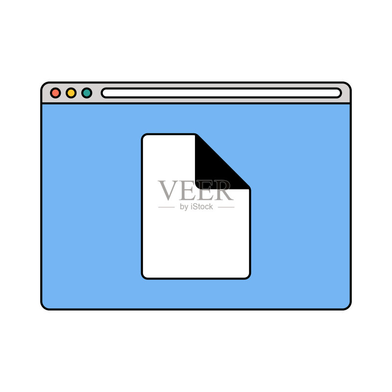 Web浏览器文档图标图标素材