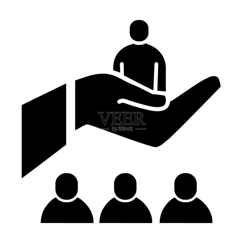 选择领导者人力资源商务人士图标图标素材