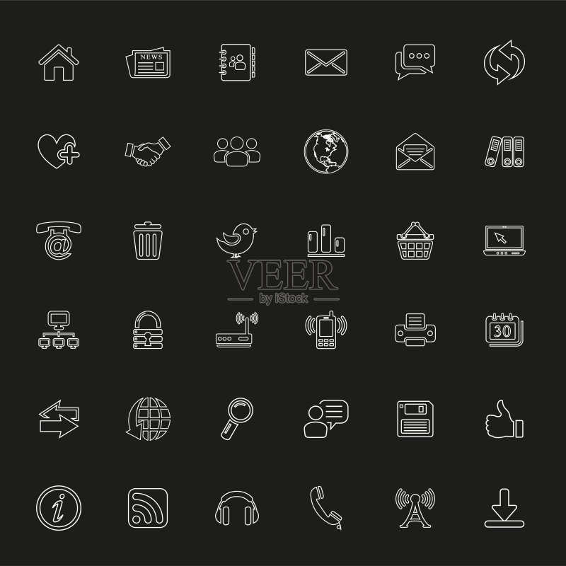 Web与通信图标图标素材