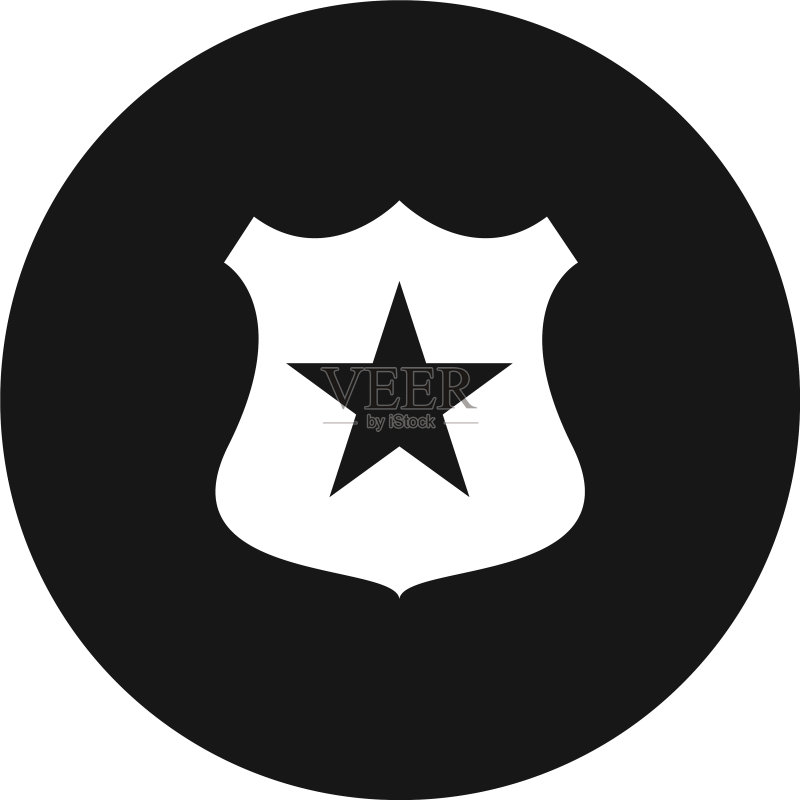 警徽图标,简约汽车标志图标素材