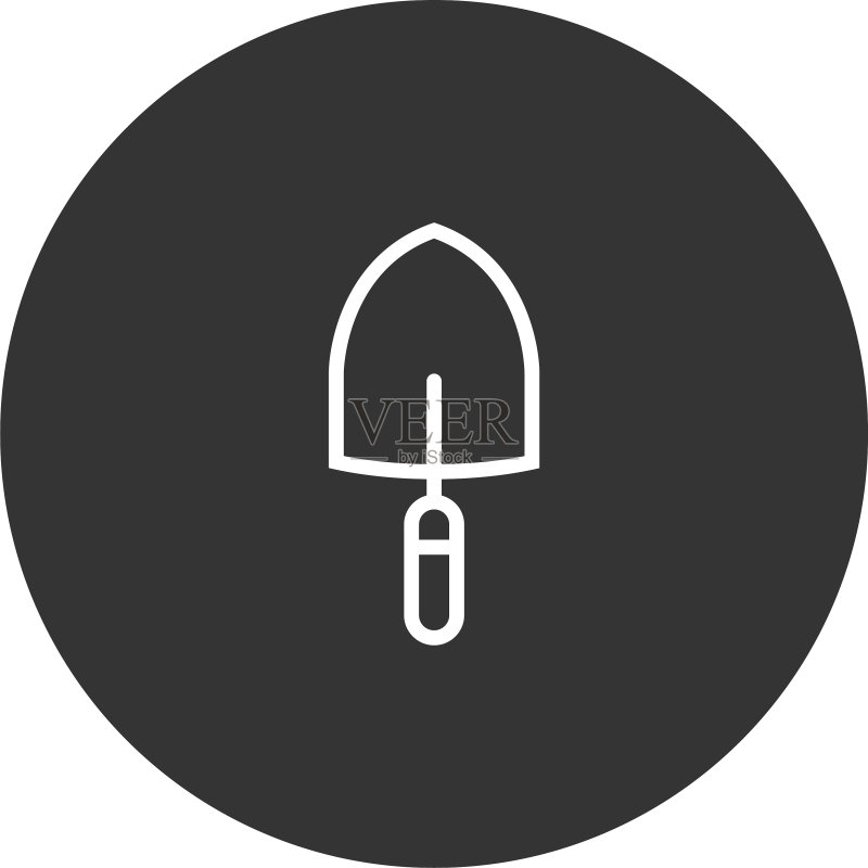 网站用现代风格铲子图标图标素材