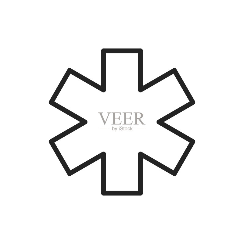 医疗健康线性风格Web图标图标素材